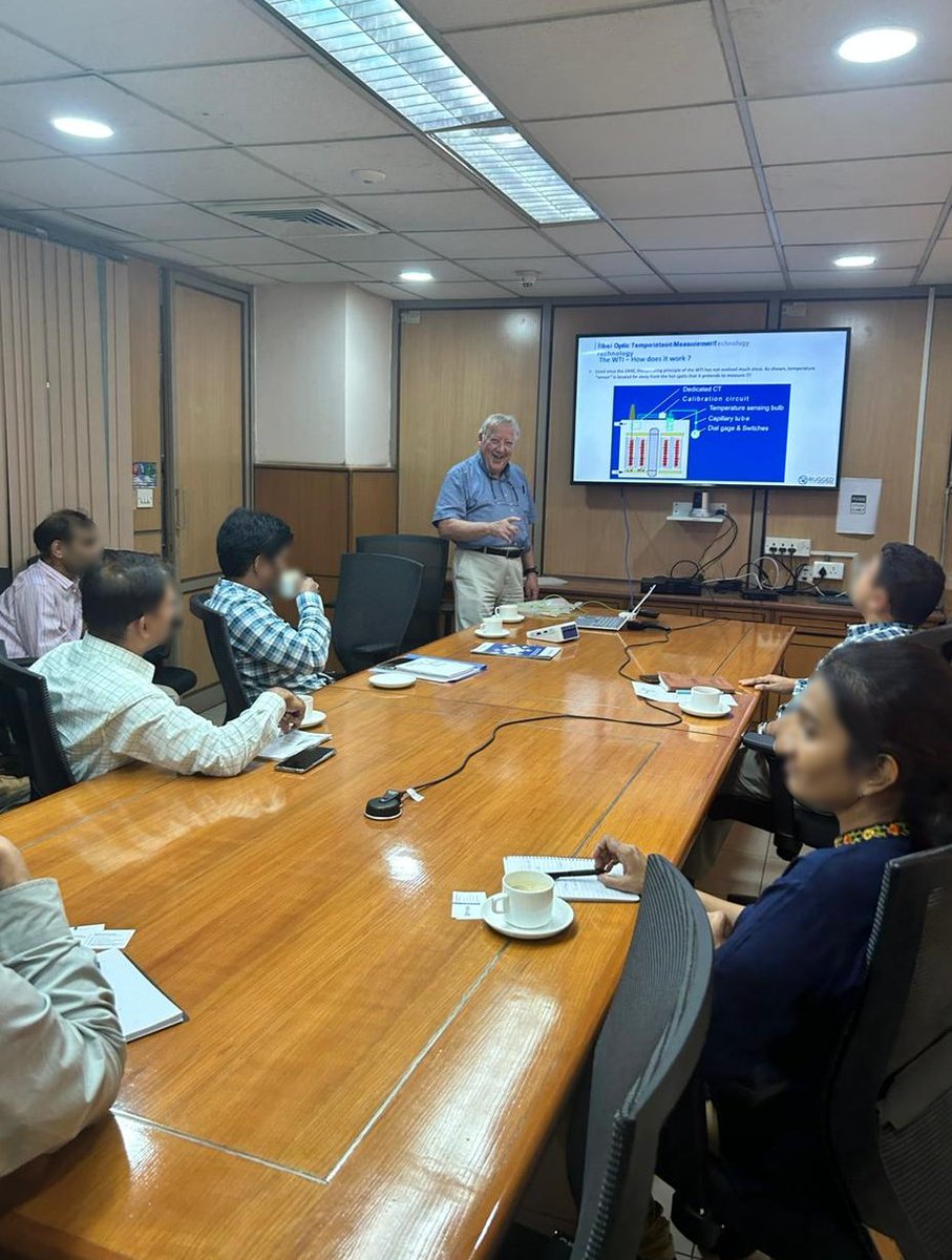 ruggedmon's tweet image. Grateful to PGCIL, India, for hosting Mr. John Noel's session on FO in Rugged Monitoring, showcasing its game-changing impact on asset performance & efficiency.
#FiberOpticSensors #TemperatureSensors #FutureOfEnergy #RuggedMonitoring