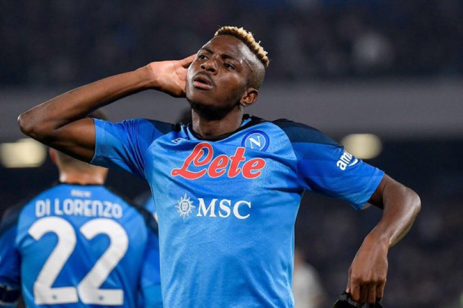 Banter_FPL's tweet photo. #VictorOsimhen is being trolled by #Napoli

After the #Nigerian star missed a penalty the club have then added a video on #TikTok showing him miss his penalty! 

The #Star then was subbed off and had a disagreement with the manager #RudiGarcia! https://t.co/PPtZwZILKN
