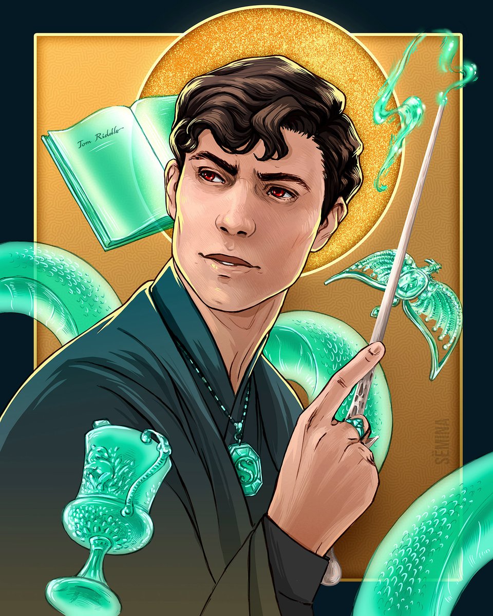 #LordVoldemort #Voldemort #TomRiddle #TomMarvoloRiddle #HarryPotter #Fanart #Art #HPfanart