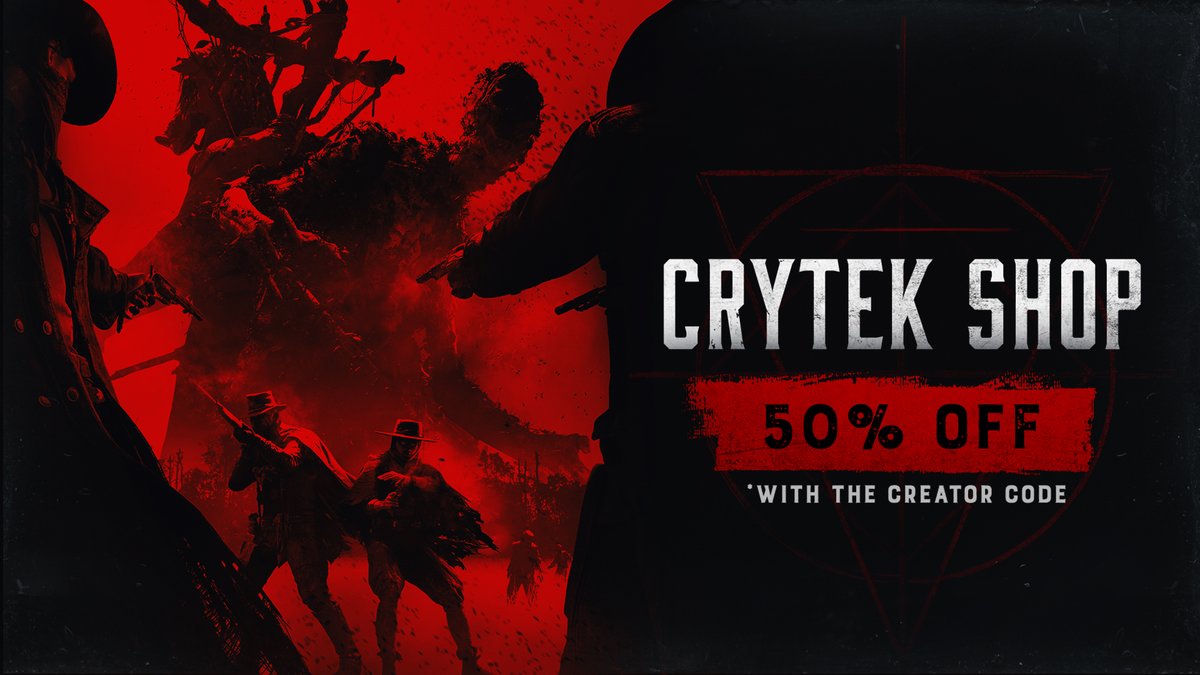 HuntShowdown's tweet photo. Only A Few Days Remain!

All things Hunt are still 50% off until September 30th over on https://t.co/k13npAB9sV. You can support your favourite creators using their code!

👉 https://t.co/1C2UjVSUZZ 👈 https://t.co/LI3LXG7HL7