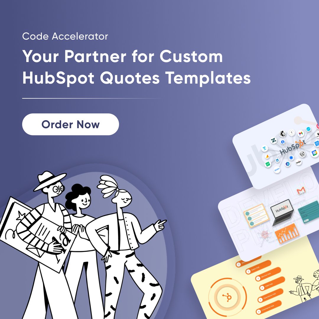 AcceleratorCode's tweet image. Looking to level up your sales game? Look no further! Our Hubspot Quote Template Development service is here to help you close deals faster and smoother than ever before.
Book a meeting today to learn more : bit.ly/3LE2LEW
#HubspotQuoteTemplate #CustomCodeSolutions