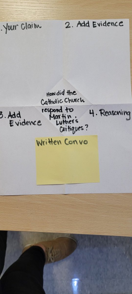 Mrs. Vargas (@heyyojo4) on Twitter photo ✍️ Written Conversations in AP Euro today. Thank you <a href="/DrGinnyD/">𝒱𝒾𝓇𝑔𝒾𝓃𝒾𝒶 𝒟𝓊𝓃𝒸𝒶𝓃</a> & <a href="/iccosper/">Amy Cosper</a> for reintroducing this strategy. Exactly what we needed! #iteachgc ✍️ Written Conversations in AP Euro today. Thank you <a href="/DrGinnyD/">𝒱𝒾𝓇𝑔𝒾𝓃𝒾𝒶 𝒟𝓊𝓃𝒸𝒶𝓃</a> & <a href="/iccosper/">Amy Cosper</a> for reintroducing this strategy. Exactly what we needed! #iteachgc