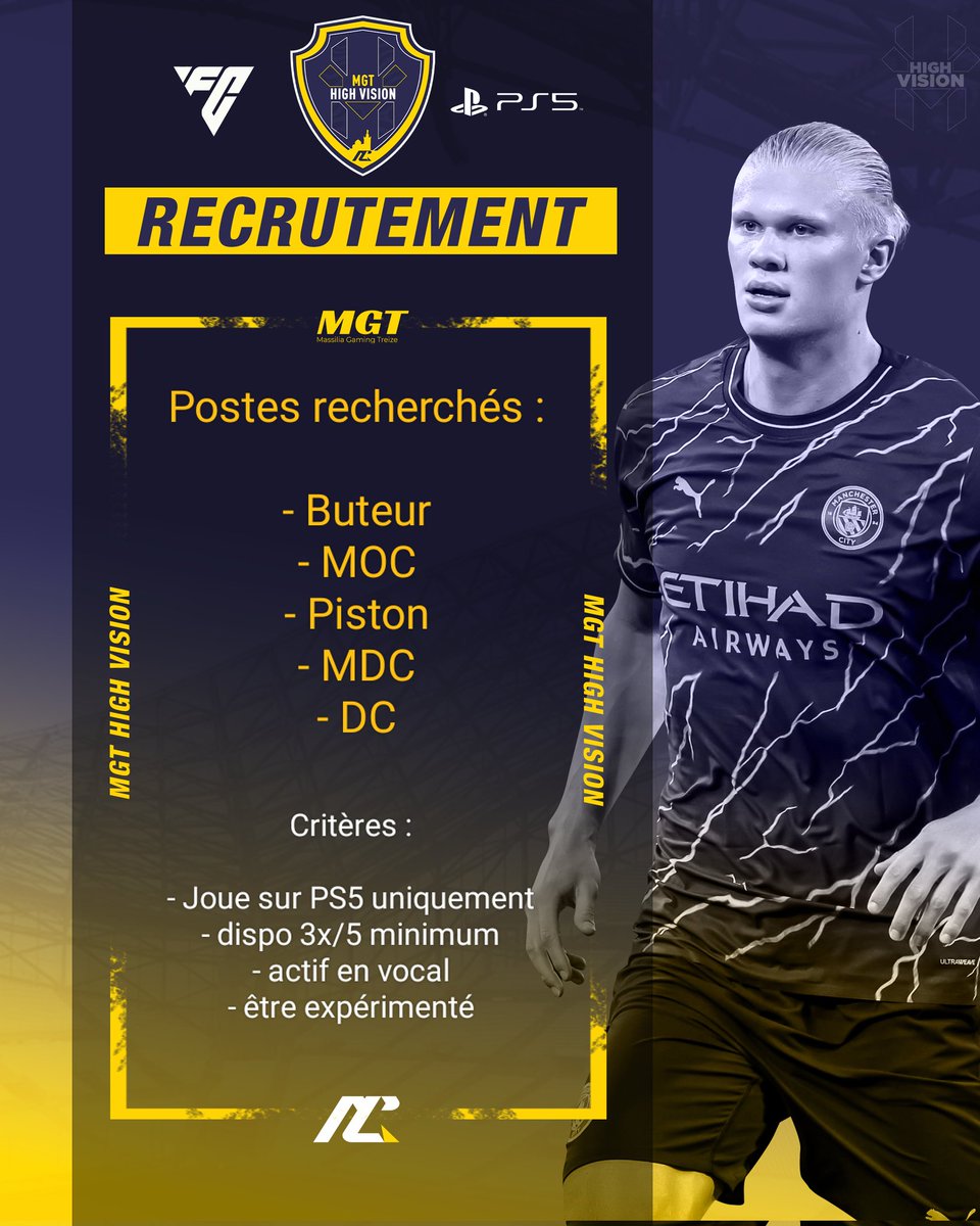 Club engagé dans plusieurs compétitions, <a href="/VPGFrance_/">VPG France</a> et <a href="/belgique_vpg/">VPG BELGIQUE 🇧🇪</a>, entre autres, recherche des joueurs pour étoffer son effectif

Venez en MP

RT appréciés