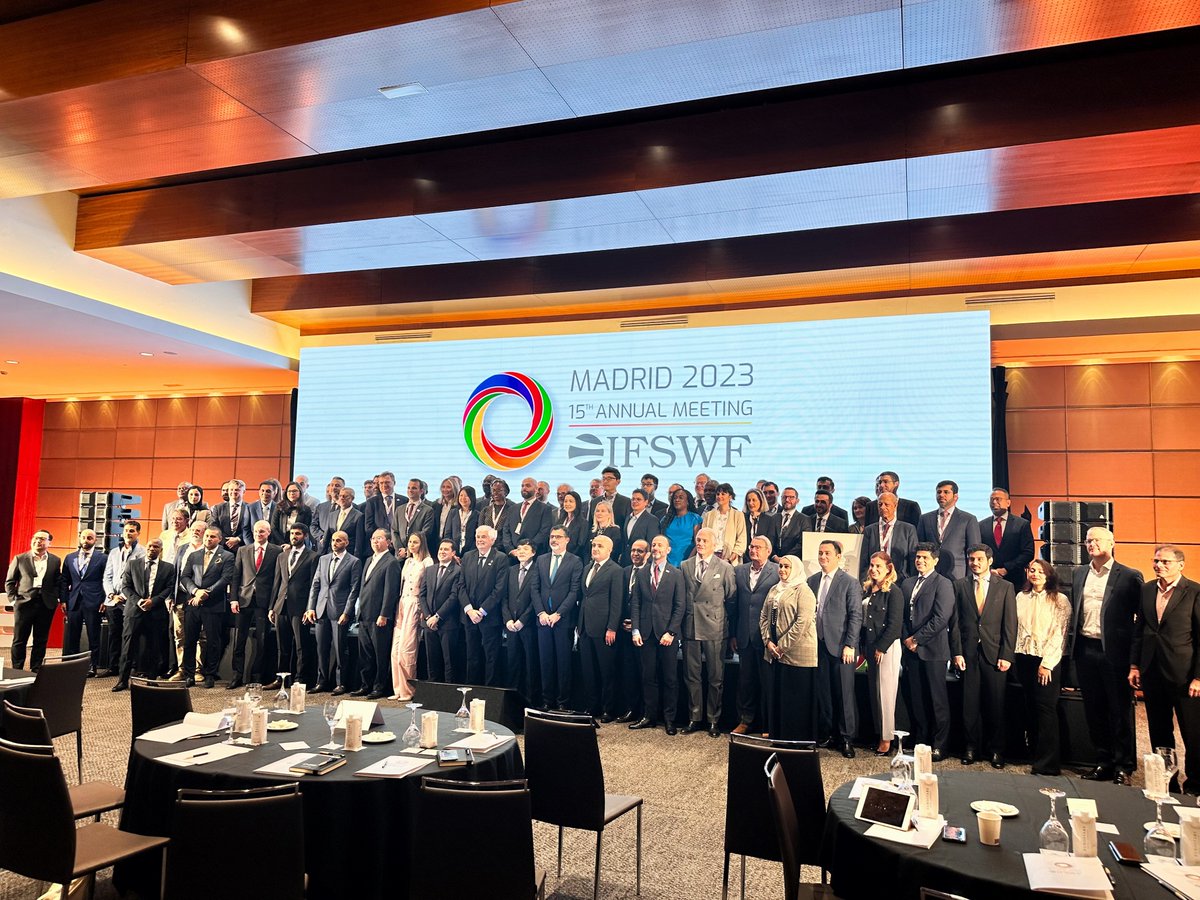 SOFAZOfficial's tweet photo. The delegation headed by SOFAZ Executive Director takes part at the annual meeting of the International Forum of Sovereign Wealth Funds in Spain.
For more information: https://t.co/8x47r7bbjd
#SOFAZ #ARDNF #IFSWF https://t.co/JmRJ01Voq7