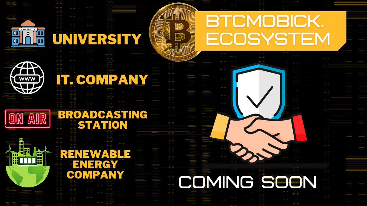 BarePainter's tweet photo. BTCMobick будет иметь партнерские отношения с символами будущего бизнеса, такими как образование, ИТ-технологии, радио и возобновляемые источники энергии. 🌍👍

Мы вместе построим будущее в сети блокчейна BTCMobick. 🔥🚀

#BTCMOBICK
#OTAVERSE 
#BTC
#BITCOINTECHNOLOGY
#TRUSTECH https://t.co/6Uc3yZNiDA
