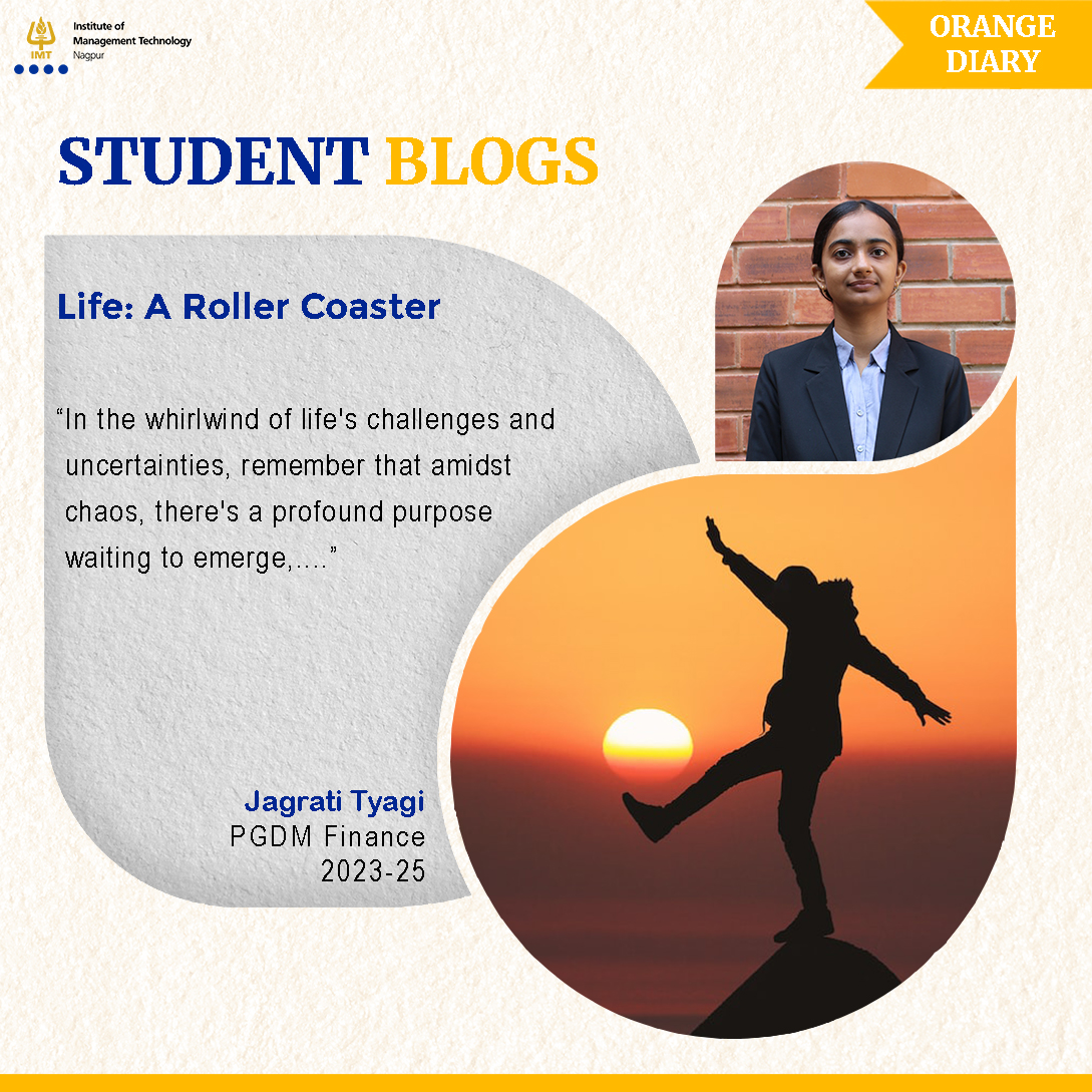 IMT_Nagpur's tweet image. #Embrace the #highs and #lows of #life, just as #riders hold on and enjoy the roller coaster ride despite its #twists and #turns. Visit #OrangeDiary, the official #blog page of #IMTN, and go through the perspective of @Jagrati_Tyagi2.

#IMTN #IMTheFuture #AdvantageIMTN
