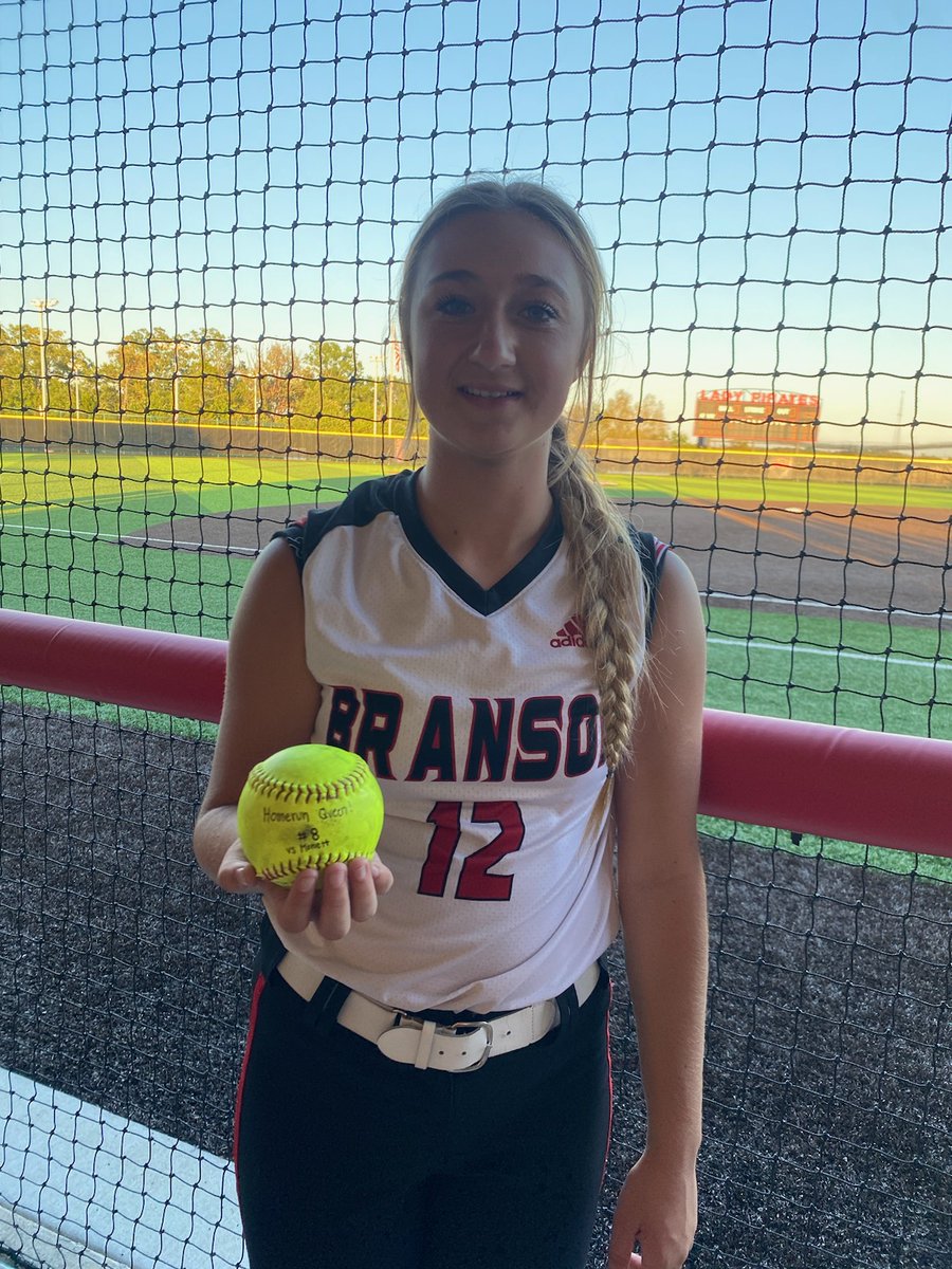I hit homerun #8 last night!  So far, I hold the record for the High School Pirate season! <a href="/d1fastpitch1/">D1 Fastpitch</a> <a href="/upnextrecruits/">Up Next Recruits</a> <a href="/SBRRetweets/">Softball Recruiting Reposts</a> <a href="/scoutsftball/">Bob Snavely</a> <a href="/D1softball/">D1Softball</a> <a href="/usasoftball/">USA Softball</a> <a href="/ihartsoftball/">Brinlee Ekins</a> <a href="/mrcloe04/">🥎 Coach Cloe 🥎</a> <a href="/toppreps/">Top Preps #1 Scouting and Promotional Services</a> <a href="/maxpreps/">MaxPreps</a> @msusoftball <a href="/mizzousoftball/">Mizzou Softball</a> <a href="/LegacyLegendsS1/">Legacy & Legends Softball</a> <a href="/impactretweets/">Impact Promotions</a>