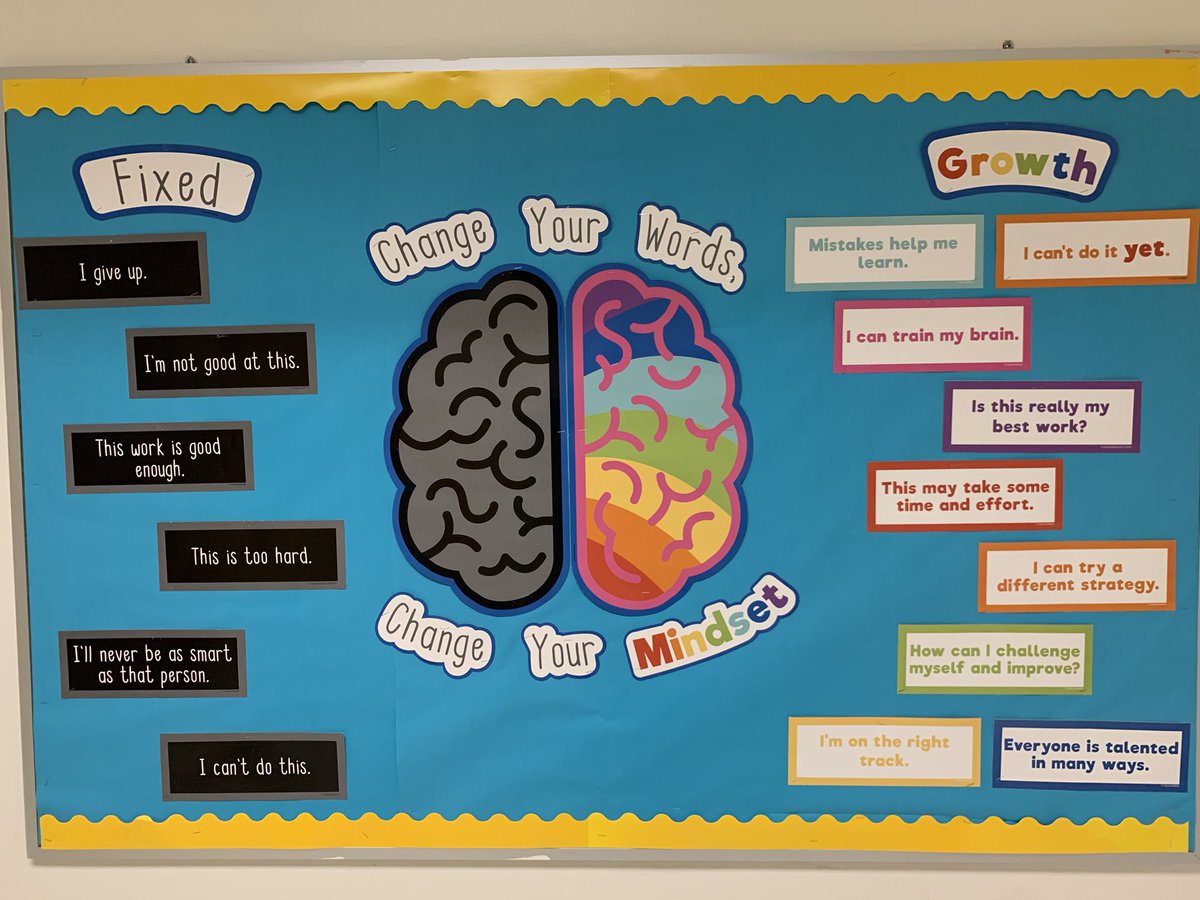 A great reminder every time I go by this bulletin board! #GrowthMindset <a href="/WestGeneseeCSD/">West Genesee Schools</a>