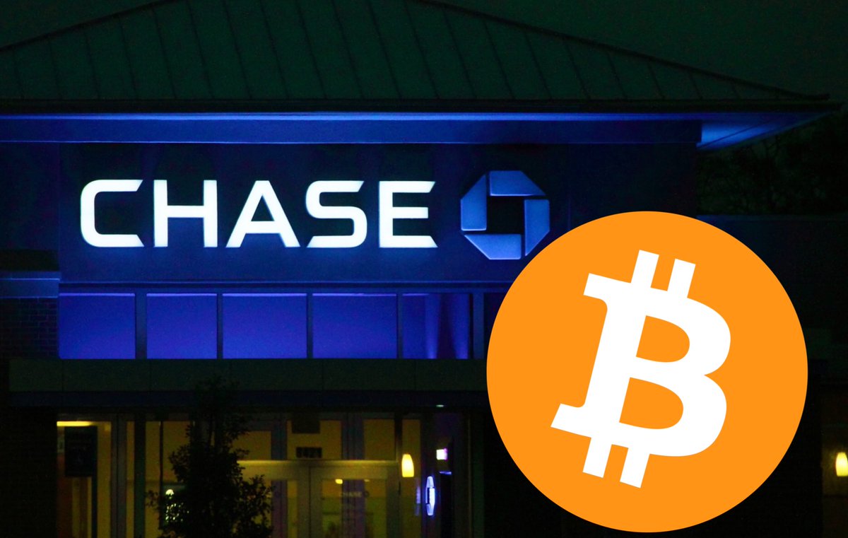 BREAKING: Chase Bank to block payments for #Bitcoin and crypto assets. 🧐