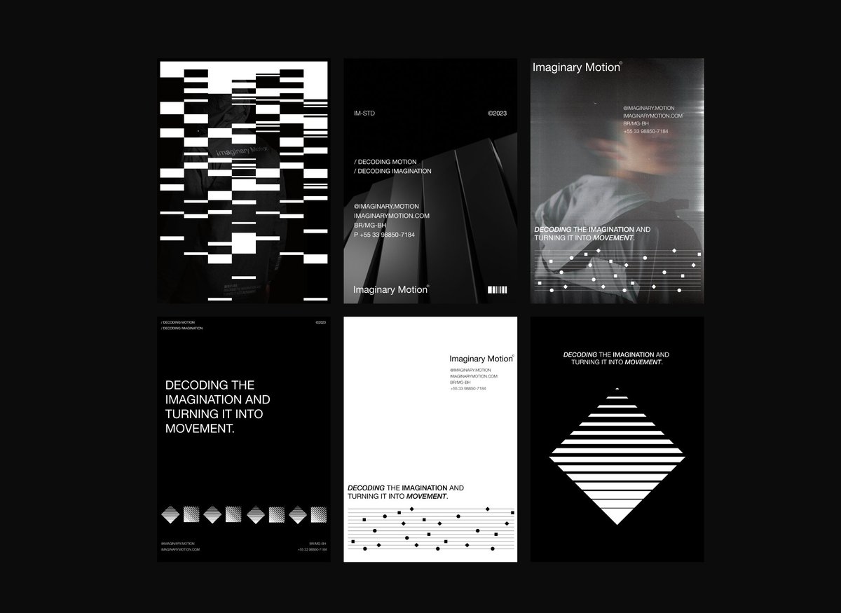 miccha_cc's tweet image. Identidade visual para o @motionimaginary, um estúdio independente de motion que transforma a imaginação em movimentos suaves e elegantes. ✨  

#motiondesign #brandidentity