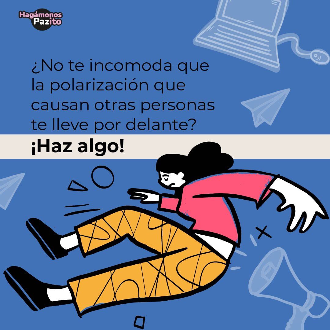 AfPeacebuilding's tweet photo. #HagamonosPazito — Let's be kind to each other! 🇨🇴

This initiative creates tools to provide good communication practices to depolarize conversations and develop commons goals in Colombia. #WeBuildPeace @Movilizatorio @elavisperomov 

Learn more here: https://t.co/6e5WeKFt5L https://t.co/5QnITnFgVj