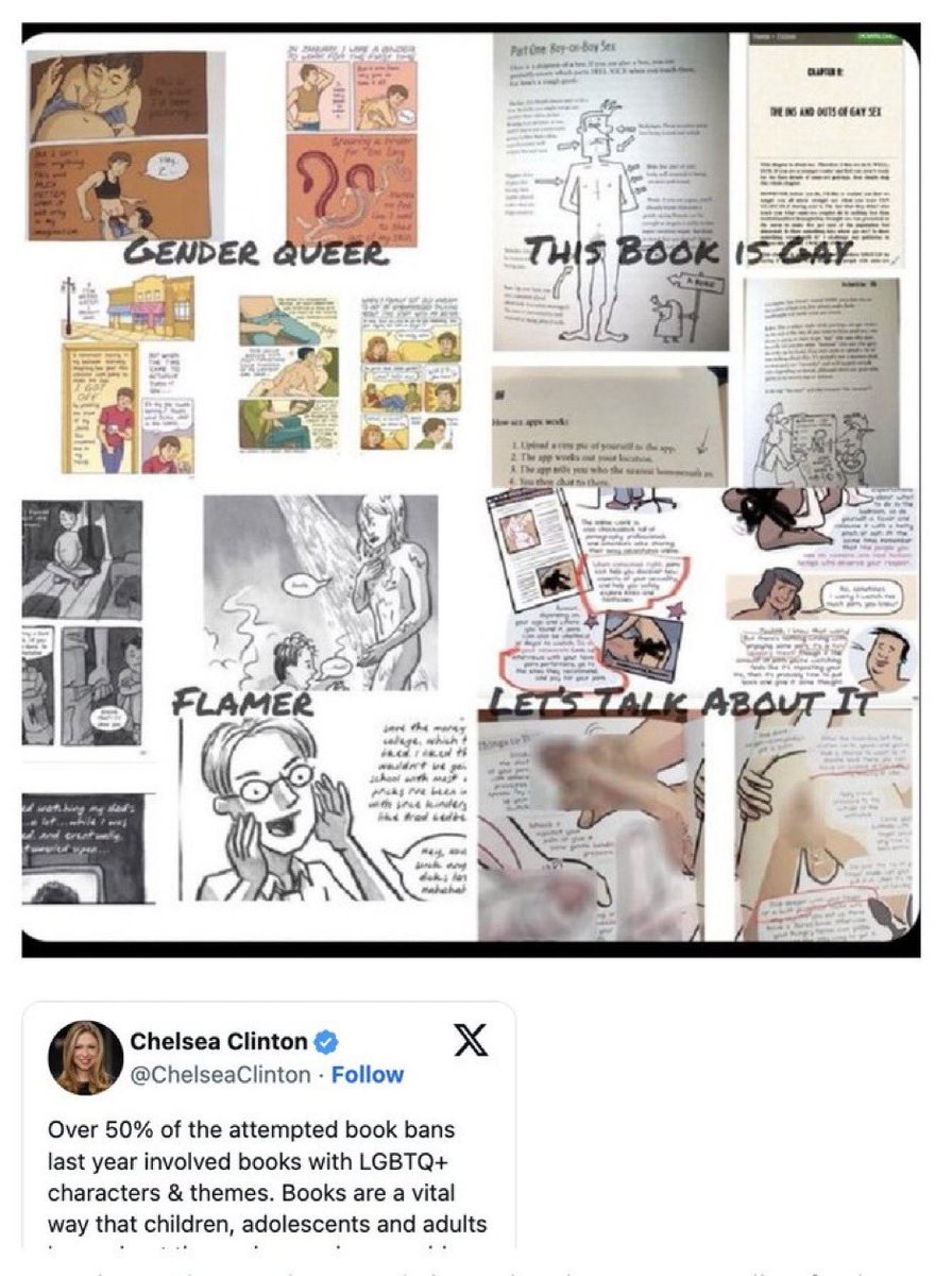 againstgrmrs's tweet photo. @GavinNewsom @GOP Gavin, would you read these to your children? https://t.co/CK4Nq3WH7X