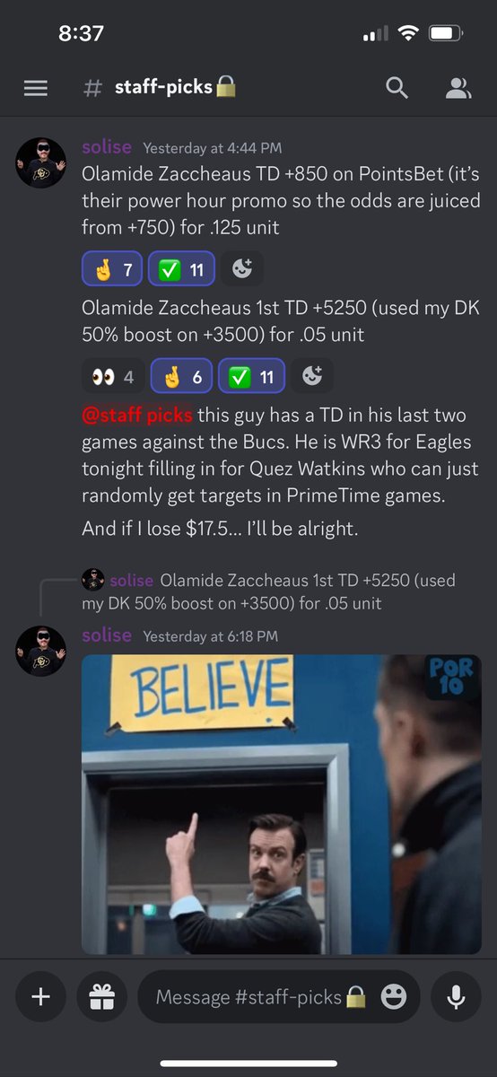 tcsolise's tweet photo. @Pickswise @NFL 🤝 https://t.co/GQRyBJA7hp