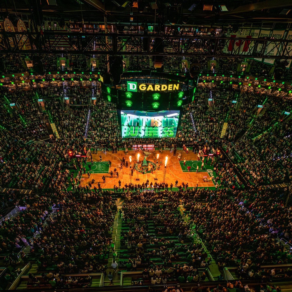 celtics's tweet photo. loudest building in the league 🔊 https://t.co/5M5JzJetX3