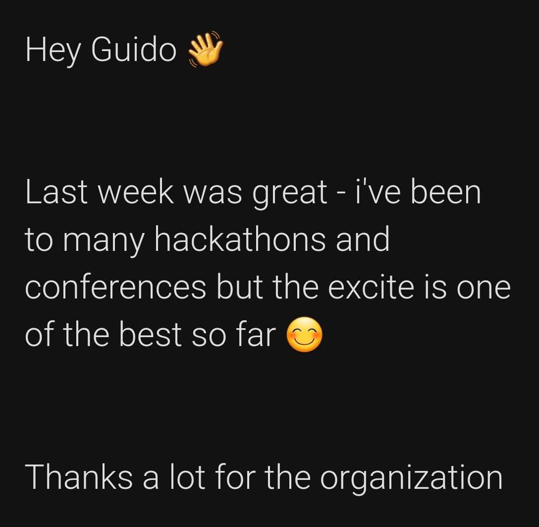 Michael Türk (@drlrdsen) on Twitter photo User feedback 👉 Music in our ears! Thanks for sharing, <a href="/guido/">Guido 🦋 @gui.do</a> 👏
#SprykerEXCITE #Hackathon #CommerceQuest User feedback 👉 Music in our ears! Thanks for sharing, <a href="/guido/">Guido 🦋 @gui.do</a> 👏
#SprykerEXCITE #Hackathon #CommerceQuest