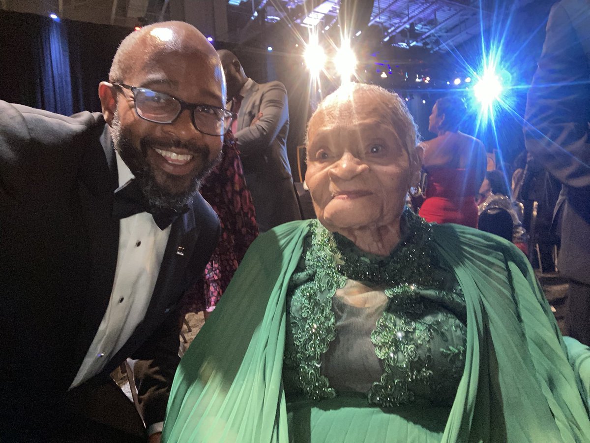 lorenmtaylor's tweet photo. WHAT A WEEKEND joining forces with like-minded leaders from across the country focused on #SecuringOurDemocracy #ProtectingOurFreedoms #UpliftingOurCulture!
At the @CBCFInc ALC we studied the issues, developed strategies to overcome them, connected dots between cities and across industries… And had a great time celebrating the past, present, and future of Black America.
I met some amazing people this weekend, but the highlight for me was meeting Mother Viola Fletcher. She is the oldest known survivor of the #TulsaRaceMassacre during which hundreds of Black people were murdered and thousands of homes and businesses were destroyed in the thriving Black part of Tulsa known as #BlackWallStreet.
Mother Fletcher has survived more than most of us can even imagine. She is a testament to the resilience of Black America. Her story should inspire all of us to give even more of ourselves to protect, liberate, and empower those less fortunate than or simply different from ourselves. #CBCWeek2023 #MoreWorkToDo
