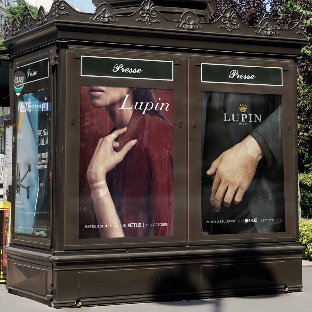 KMartenon's tweet photo. .@NetflixFR lance de fausses pubs Rolex, Hermès, Chanel ou Cartier - les bijoux en moins - pour la sortie de la saison 3 de Lupin. 

Drôle et malin. 👀 https://t.co/42y3Q1MzrN