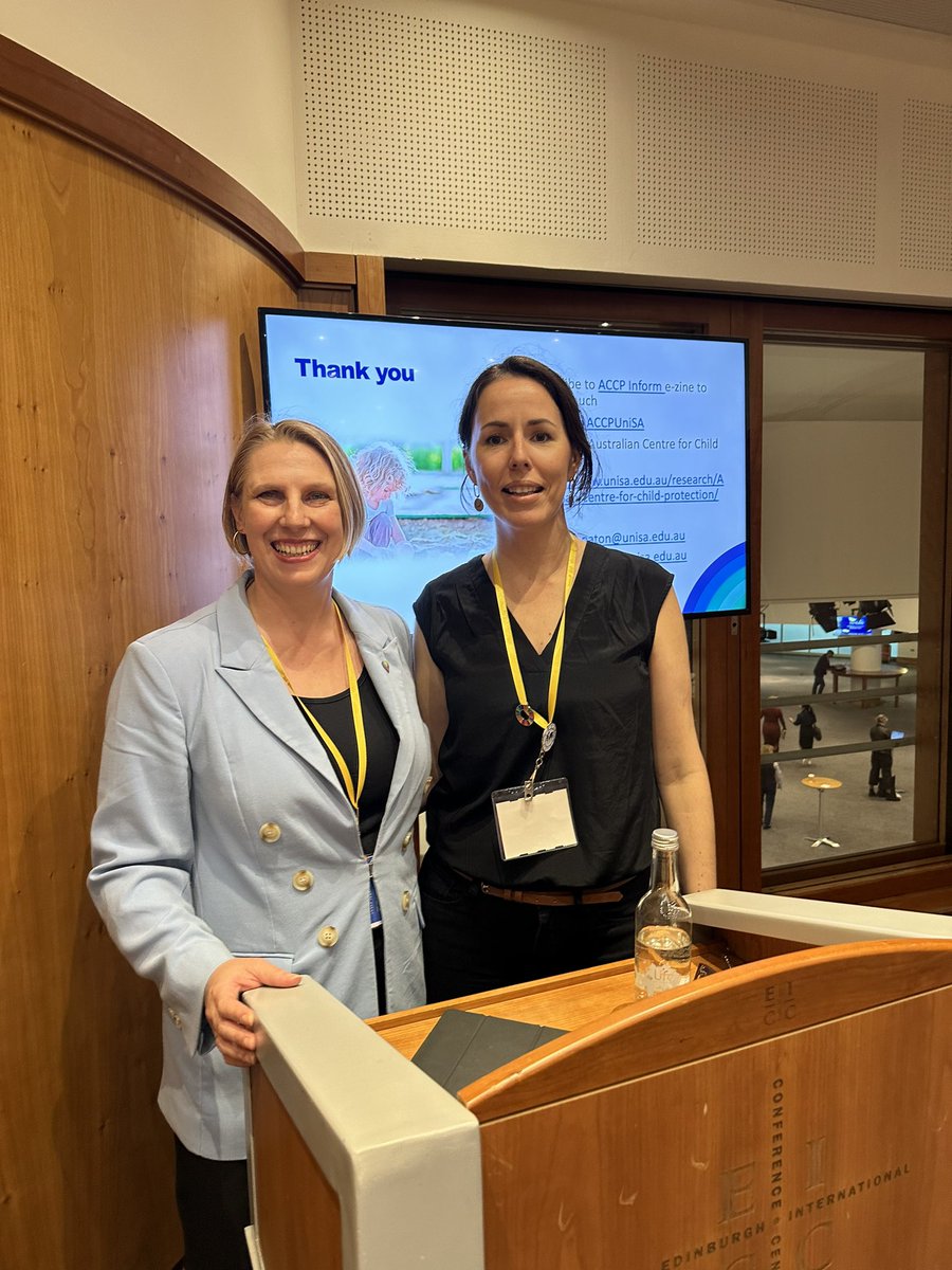 Associate Professor Lesley-anne.Ey (@ey_lesley) on Twitter photo Destigmatising sexual behaviour displayed by children and young people- a very necessary presentation by <a href="/AmandaPatonACCP/">Amanda Paton</a> and <a href="/LeahBromfield/">Leah</a> at <a href="/ISPCAN/">ISPCAN</a> in <a href="/edinburgh/">Edinburgh</a> #childprotection #destigmatising #sexualdevelopment <a href="/ACCPUniSA/">ACCP</a> <a href="/unisaresearch/">UniSA Research</a> Destigmatising sexual behaviour displayed by children and young people- a very necessary presentation by <a href="/AmandaPatonACCP/">Amanda Paton</a> and <a href="/LeahBromfield/">Leah</a> at <a href="/ISPCAN/">ISPCAN</a> in <a href="/edinburgh/">Edinburgh</a> #childprotection #destigmatising #sexualdevelopment <a href="/ACCPUniSA/">ACCP</a> <a href="/unisaresearch/">UniSA Research</a>