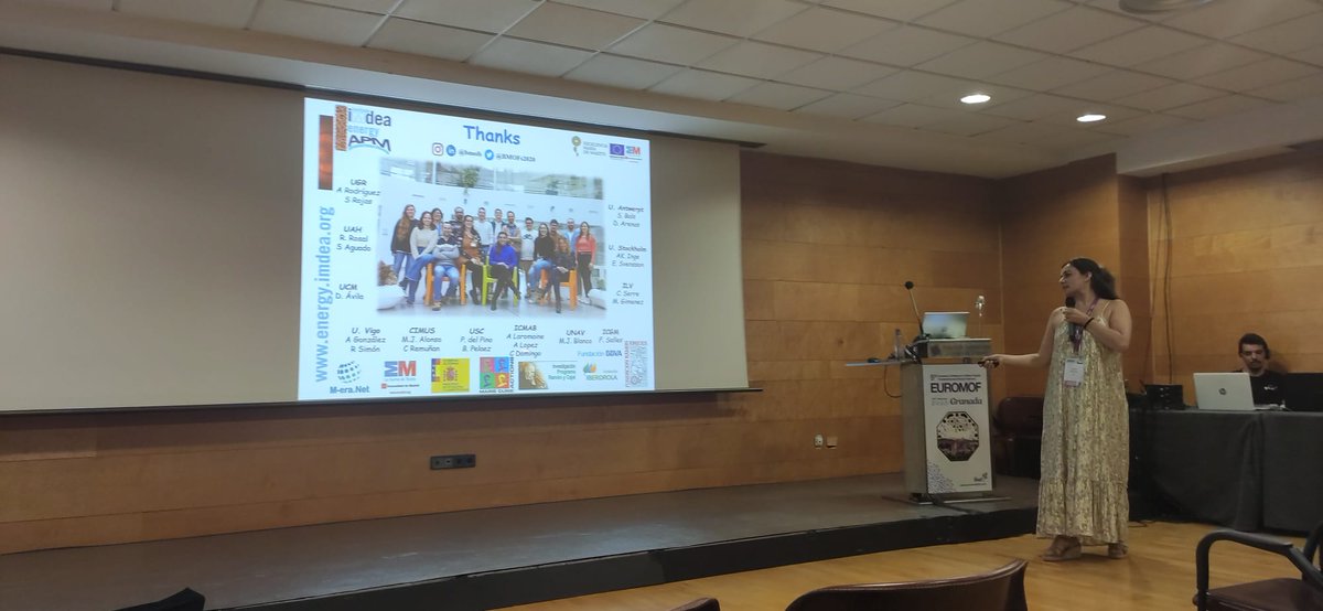 BMOFs2020's tweet photo. Today, our boss P. Horcajada has shared recent outcomes about Immune/chemo active MOF therapy at @Euromof2023 
Also S.Carrasco with his PokeMOFs in catalysis &amp; @DarinaFrancesca with iNPs@MOFs for DDs

🔝🔝So proud🥳🎊👏👏

@IMDEAEnergia @HeatNMof https://t.co/Aobc3xdHyf