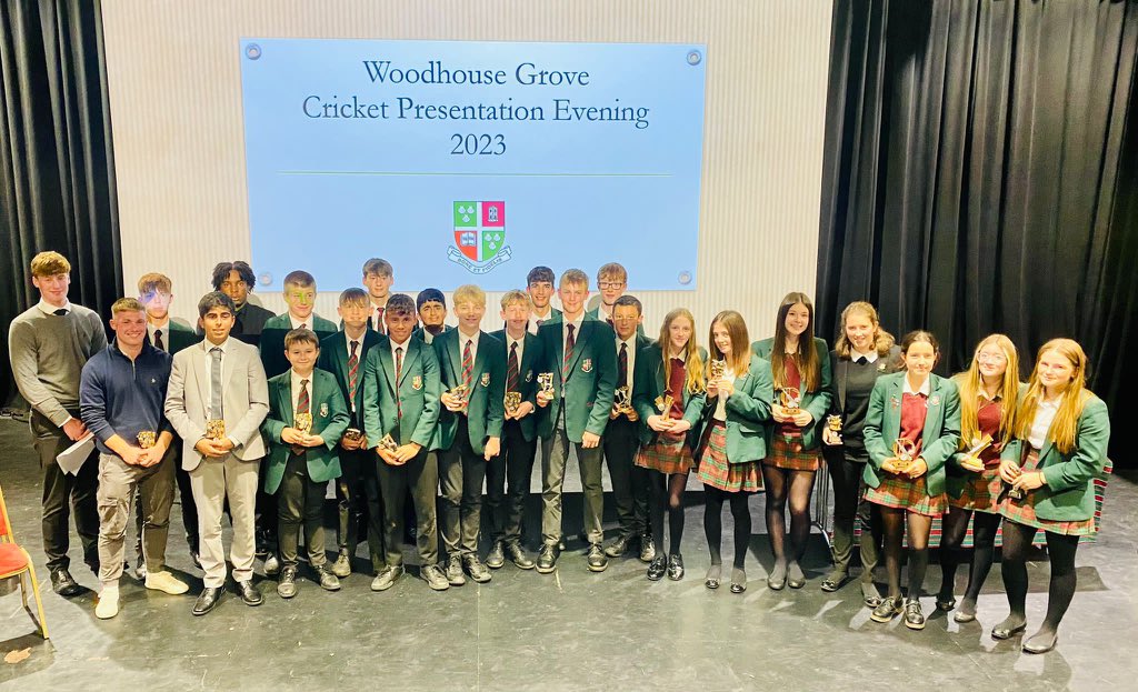 The award winners on what was a brilliant presentation evening last Thursday. 

#WGScricket