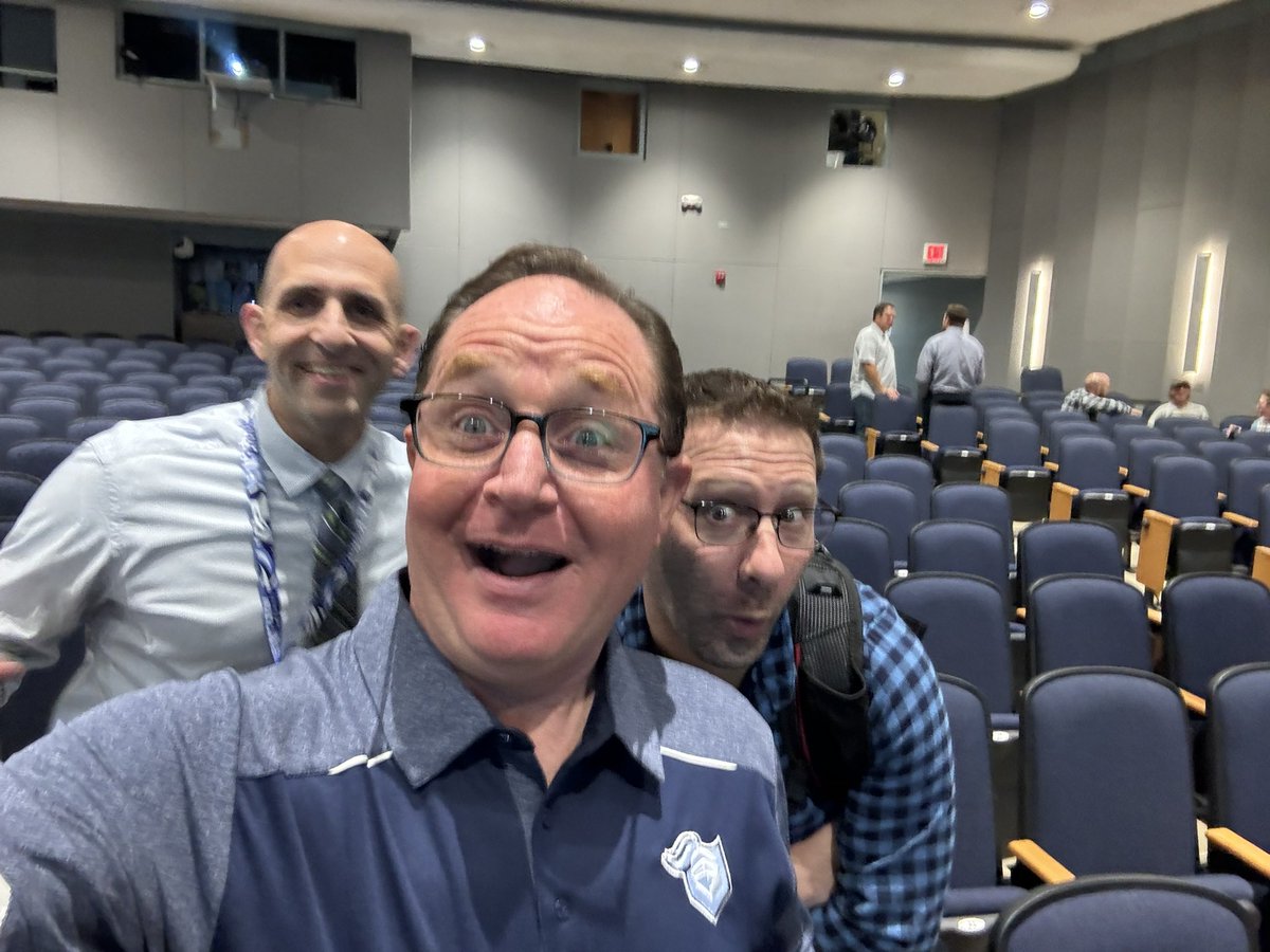 DrJoyceKim's tweet photo. Shout out to my Rockstar EL team for presentation this morning’s PD on vocabulary strategies, sentence starters, and checks for understanding 🤩 and to my silly colleagues who took the picture. 🤪 @KnightsofPHS @MrsHainesELL @KacperZyra @CarrieMLiteracy https://t.co/67k2xLZmhD