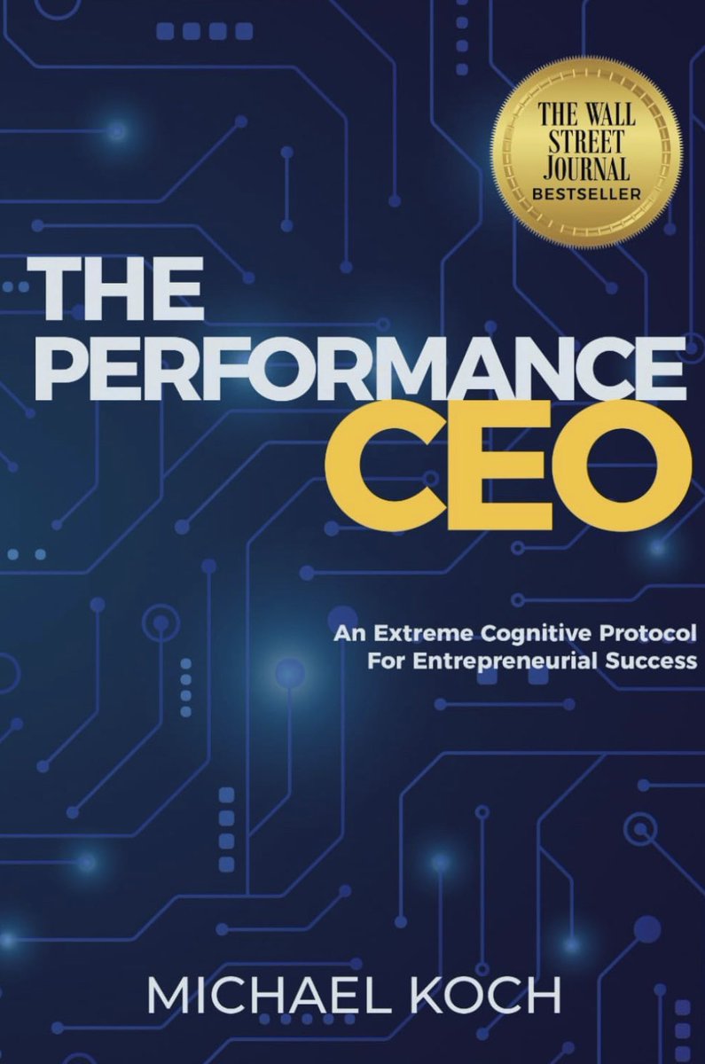 MichaelKochCEO's tweet photo. It’s still surreal seeing the WSJ Bestseller logo on my book 🙏🏻🤯

Link in Bio #theperformanceceo #4amCEO #neveroutworked https://t.co/4u6pLhMDwY