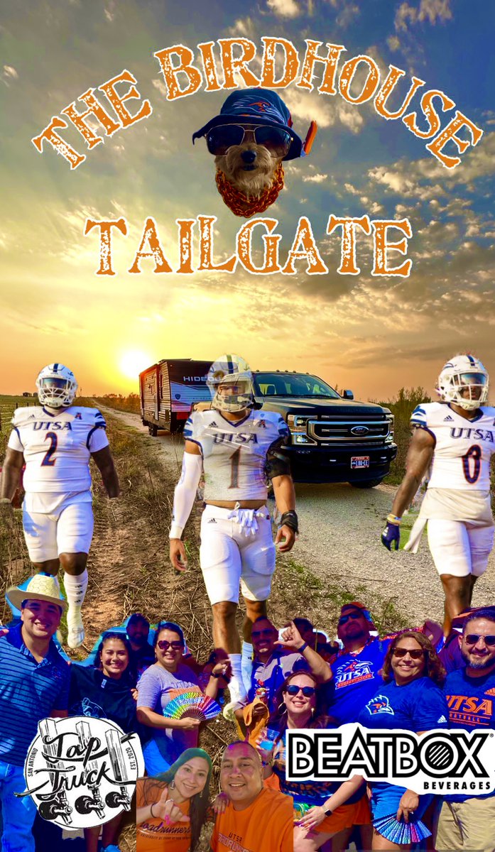 TheBirdHouseTG's tweet photo. #UTSAFTBL ๐ฅ #BirdHouseTailgate https://t.co/lX3phfK8d7