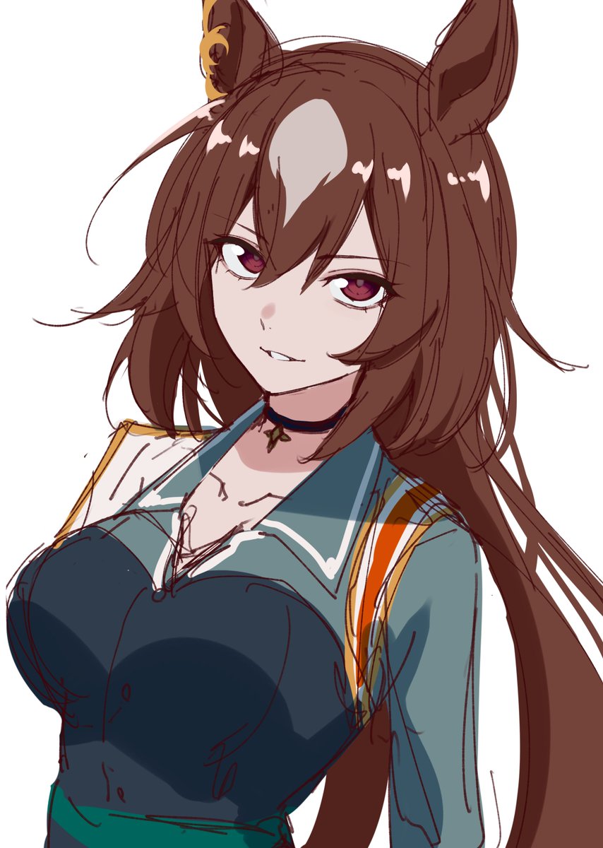 シリウスシンボリ(ウマ娘) 「色塗ったよ! 」|だんぼるのイラスト