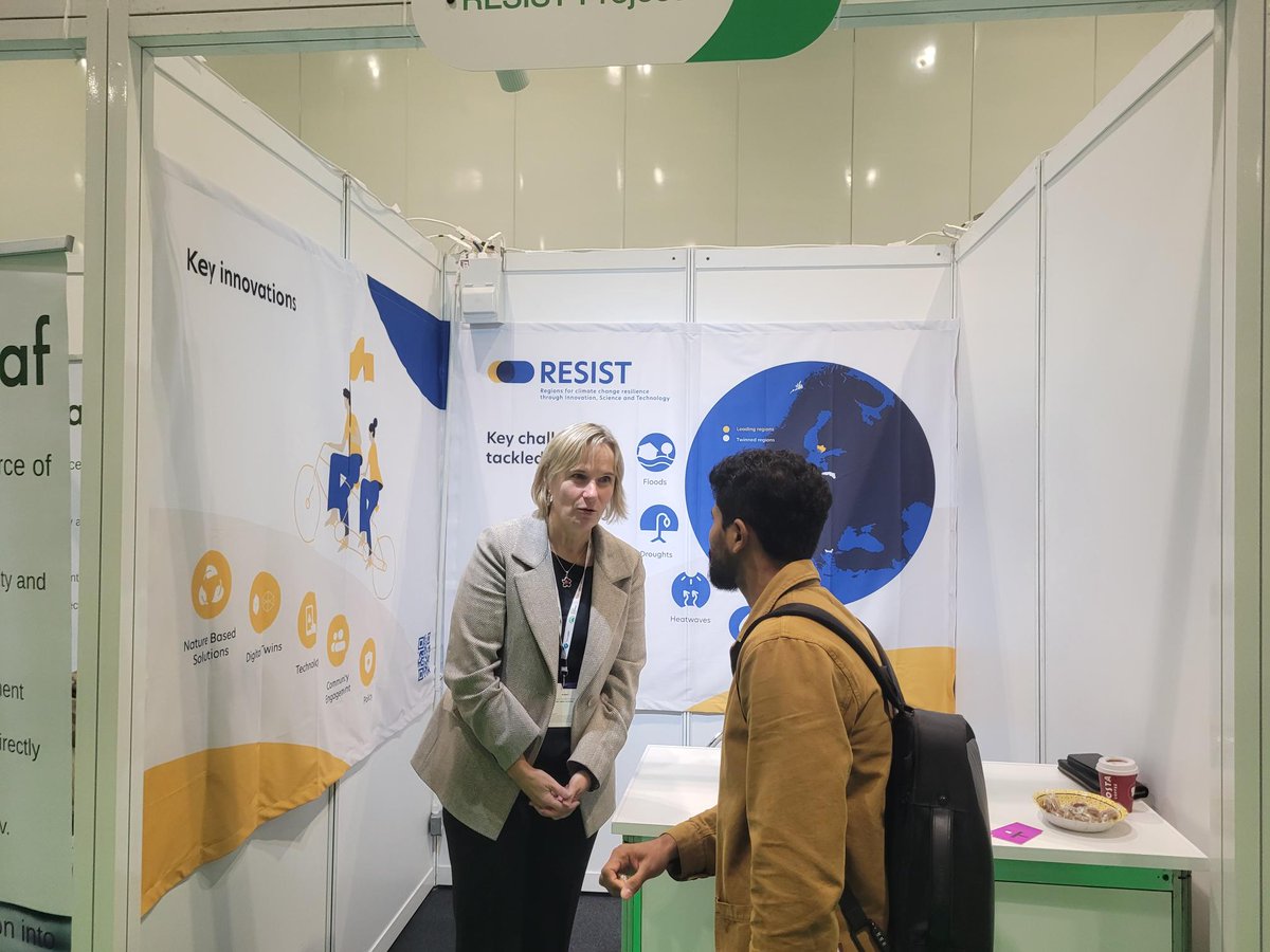 Hello from the @ukclimatetech 👋
Our cozy stand is bursting with innovative solutions!
Come on over, say hi, and let's chat about how we're harnessing the power of technology to make a positive impact on climate resilience across Europe. 💪
#ClimateAction #InnovationForChange