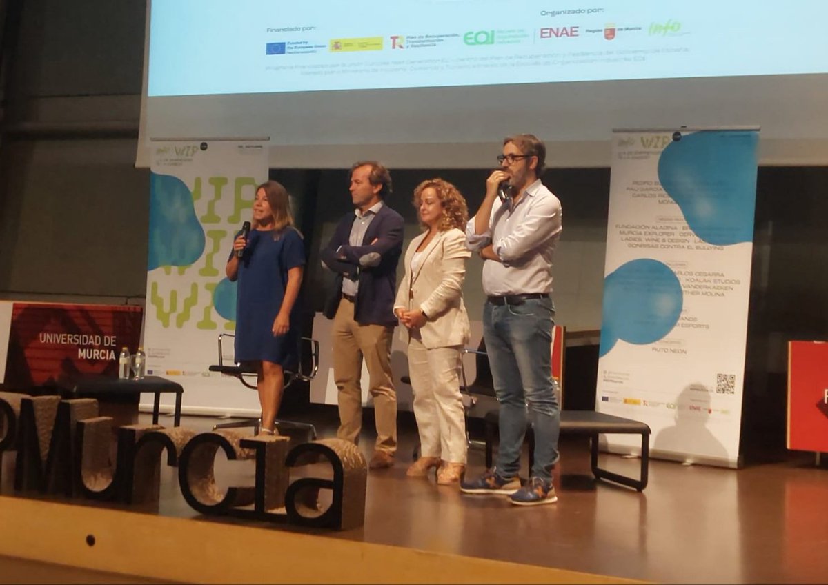 ArmadaAlvaro's tweet photo. Jornada previa al Día de la Persona Emprendedora de la Región de Murcia esta mañana en @EconomicasUMU con @wetaca y @_TheBeastFriend
Inscríbete al #WIP23 del próximo 5 de octubre en el Auditorio Víctor Villegas en
https://t.co/EcDsYIcZR3
@infoRMurcia @ENAEbusiness @UMUEmprende https://t.co/HuTBdzBA21