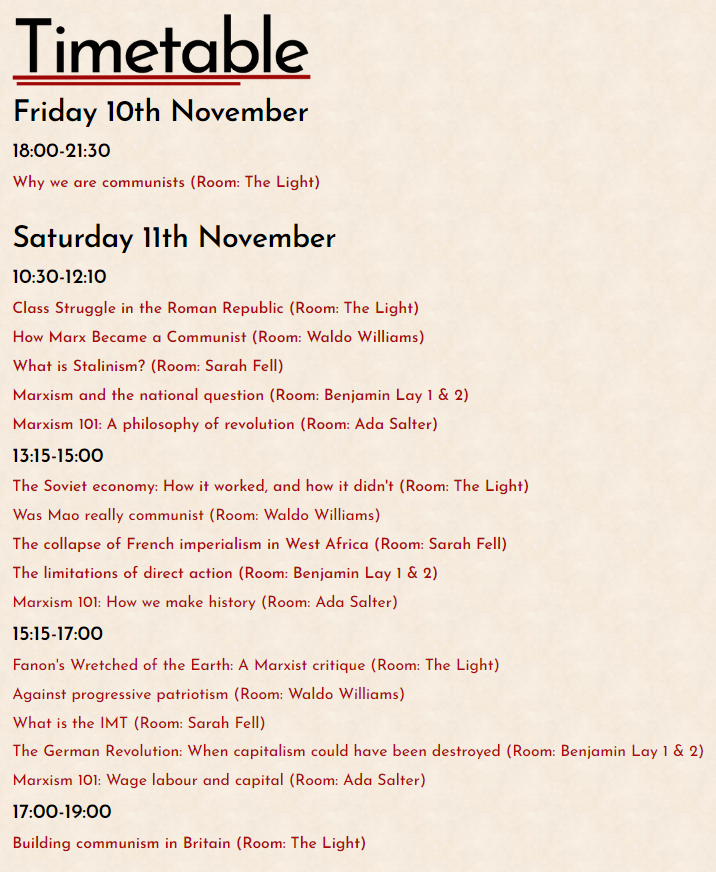 BenGliniecki's tweet photo. The full timetable for the Revolution Festival is out now: https://t.co/5QEQdKrZzF https://t.co/hNAR3Mg7N3