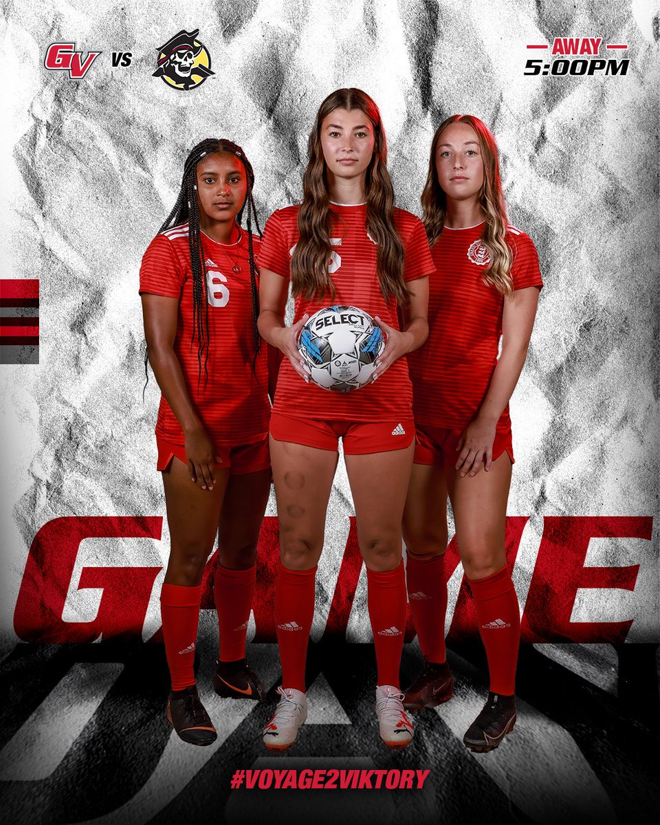 W⚽| #GAMEDAY |<a href="/GVUWS_YWNWA/">GV Women's Soccer</a>
🆚: Park University
📍: Parkville, MO
⏰: 5:00 PM
📈: ow.ly/LXoZ50PPJS9
🎥: ow.ly/3N2150PPJQ9
🎟️: ow.ly/CbmA50PPJTv

#Voyage2Viktory