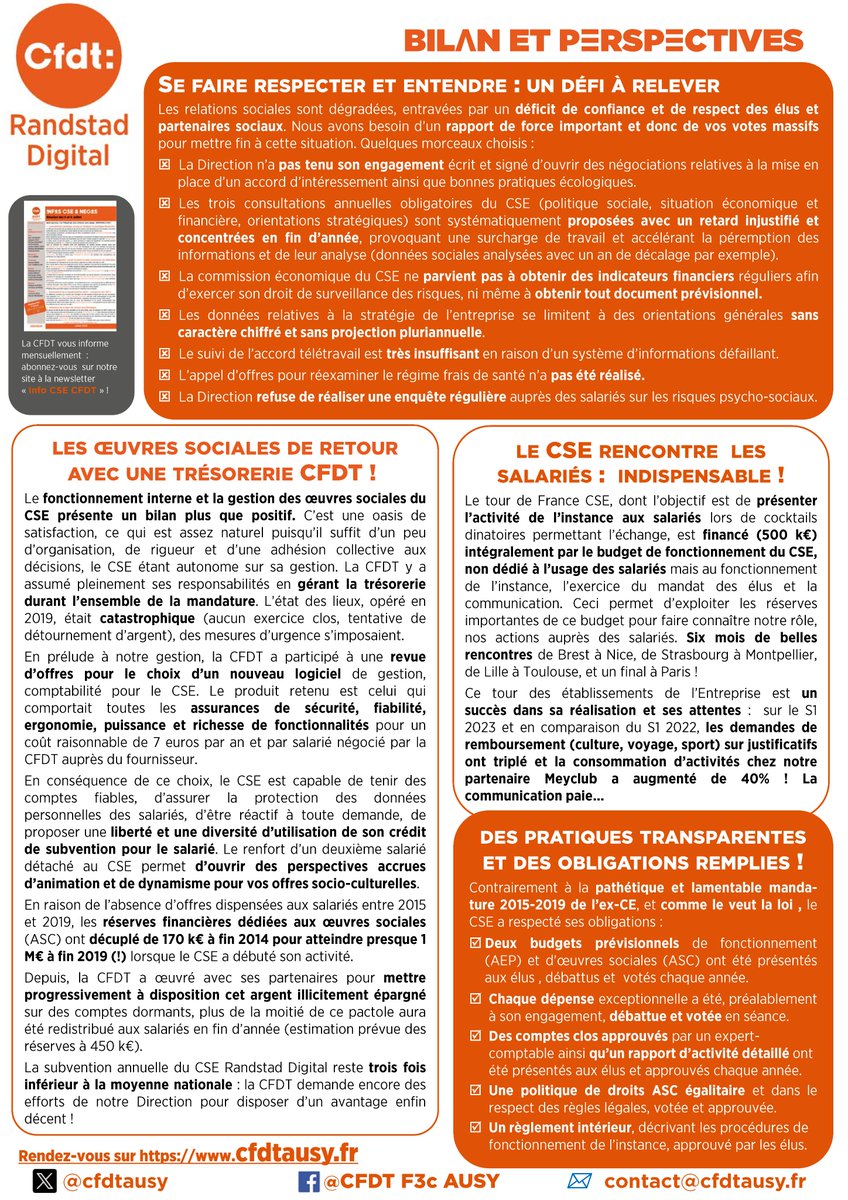 cfdtausy's tweet photo. 🍊Consultez la profession de foi de la section syndicale CFDT dans le cadre des élections professionnelles au CSE 2023-2027 ! https://t.co/0ViosCjRj1