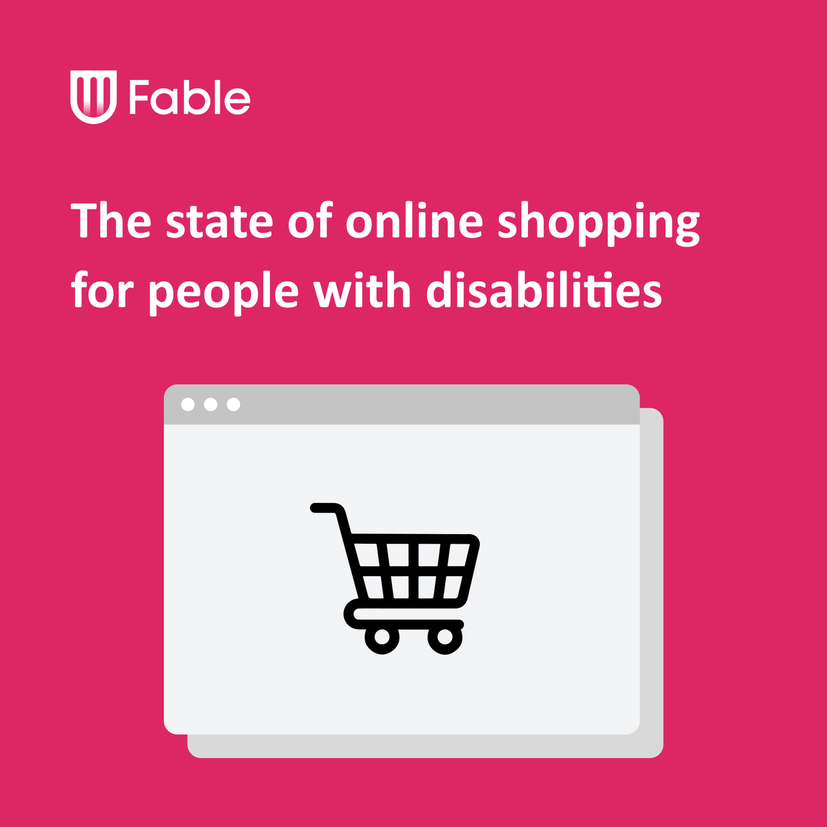 Fable recently surveyed our community of assistive technology users to get a sense of what the online retail shopping experience is like for people with disabilities, and how they make online shopping decisions. Read the article: makeitfable.com/insights/insig…