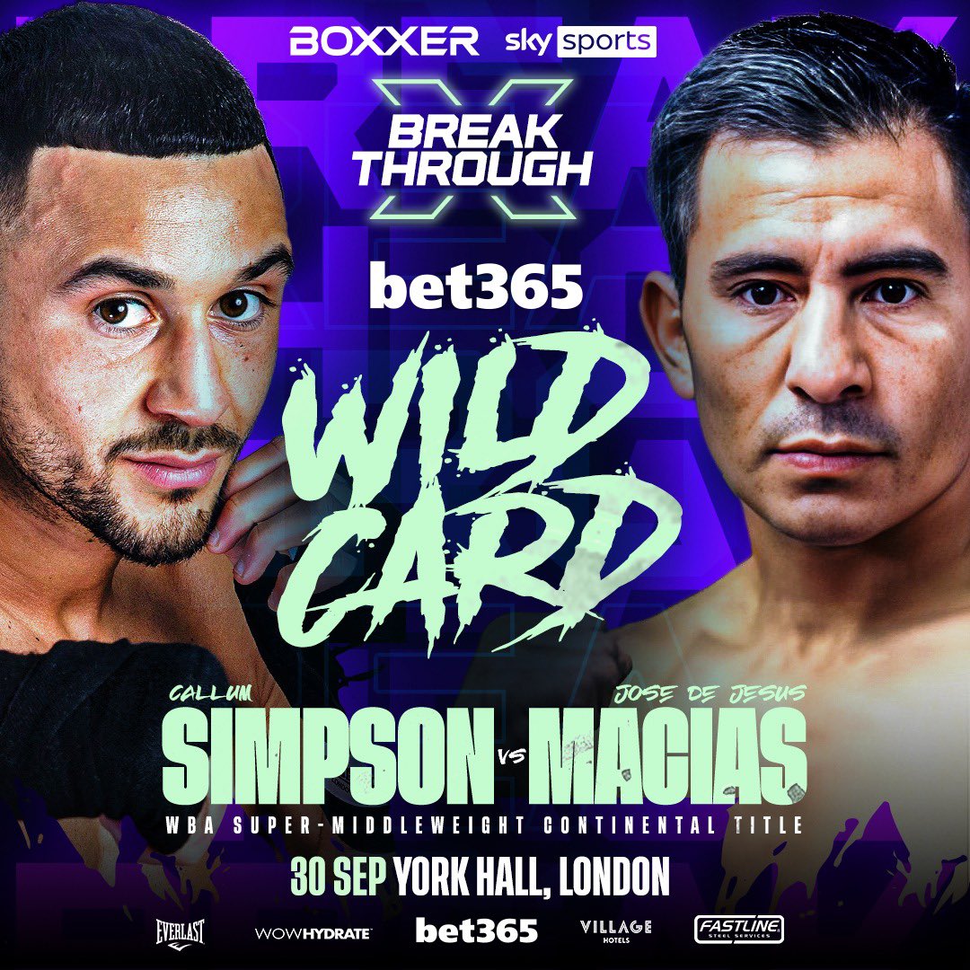 CallumSimpson9's tweet photo. ‼️ Strap Season ‼️

Excited￼ to announce that my fight on Saturday, will now be for the WBA Super-Middleweight Continental Title 🙌🏽

The first of many titles that will be coming back to Barnsley 🔴⚪️

Last few tickets available on my link - https://t.co/cXLINCEyAk https://t.co/k4r9FHq4Mc