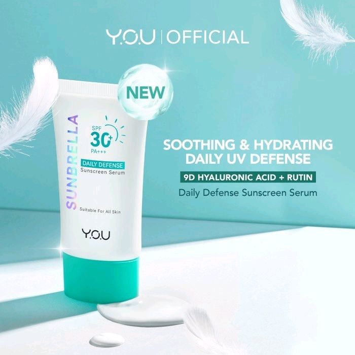 LettyRettob's tweet photo. Cek [NEW] YOU Sunbrella Daily Defense Sunscreen Serum SPF30 | Tabir Surya UVA UVB Blue Light | Lightweight Skincare | Dry Skin dengan harga Rp34.443. Dapatkan di Shopee sekarang! https://t.co/ZJKmcLLT5i https://t.co/TF12lqIijs