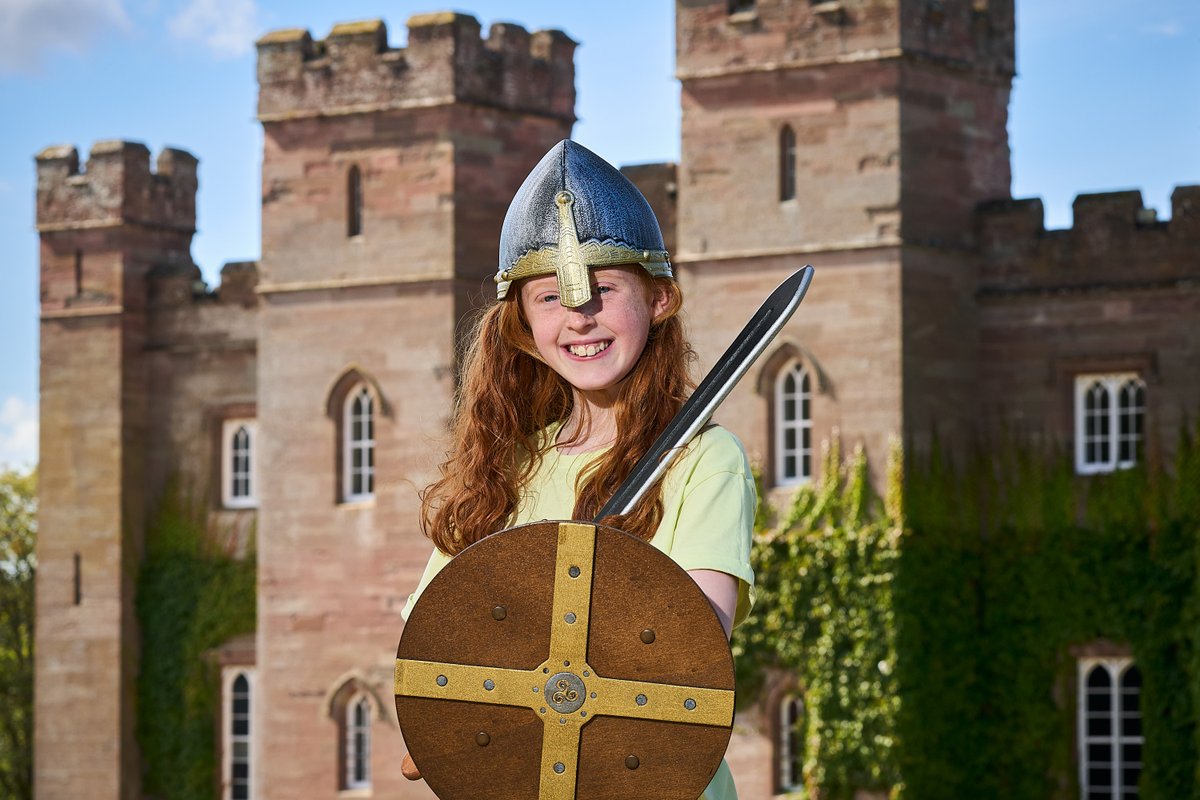 Kids go FREE to Scone Palace this October 👑 If you're looking for something to do this October Holiday, why not come and walk in the footsteps of Kings as you stand on Moot Hill, explore our adventure playground or try and find your way through the Murray Star Maze!