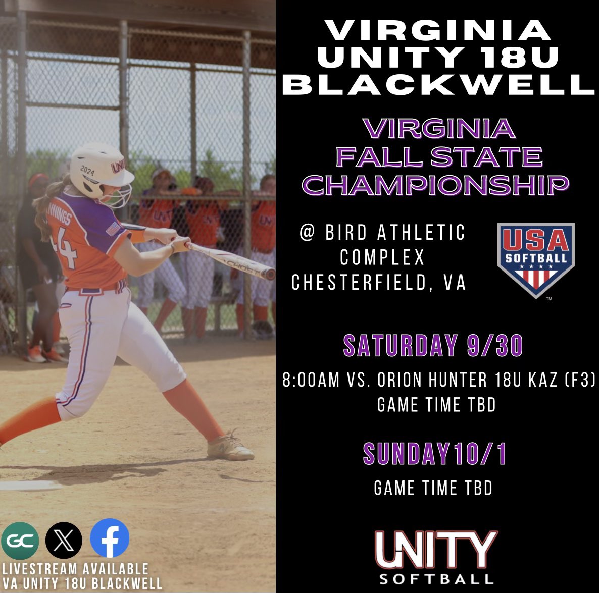 Another opportunity to shine and play some great competition!  I know we’re ready to get back at it! <a href="/VAUnitySB/">Unity Softball</a> <a href="/CoachJRB__/">Jasmine Blackwell</a> <a href="/odacathletics/">ODAC</a> <a href="/HBCUSoftball/">HBCU Softball</a> <a href="/B1Gsoftball/">Big Ten Softball</a> <a href="/BigSouthSports/">Big South Conference</a>