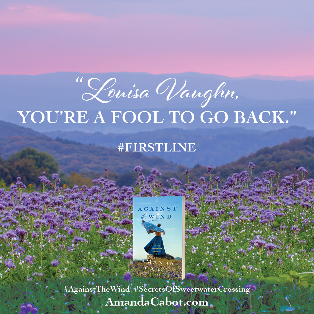 AmandaJoyCabot's tweet photo. The countdown continues.  Only seven days until #AgainstTheWind releases and you can learn whether or not Louisa was a fool to go back home. ://bit.ly/43mFgGS https://t.co/L5Y4UfQsBh