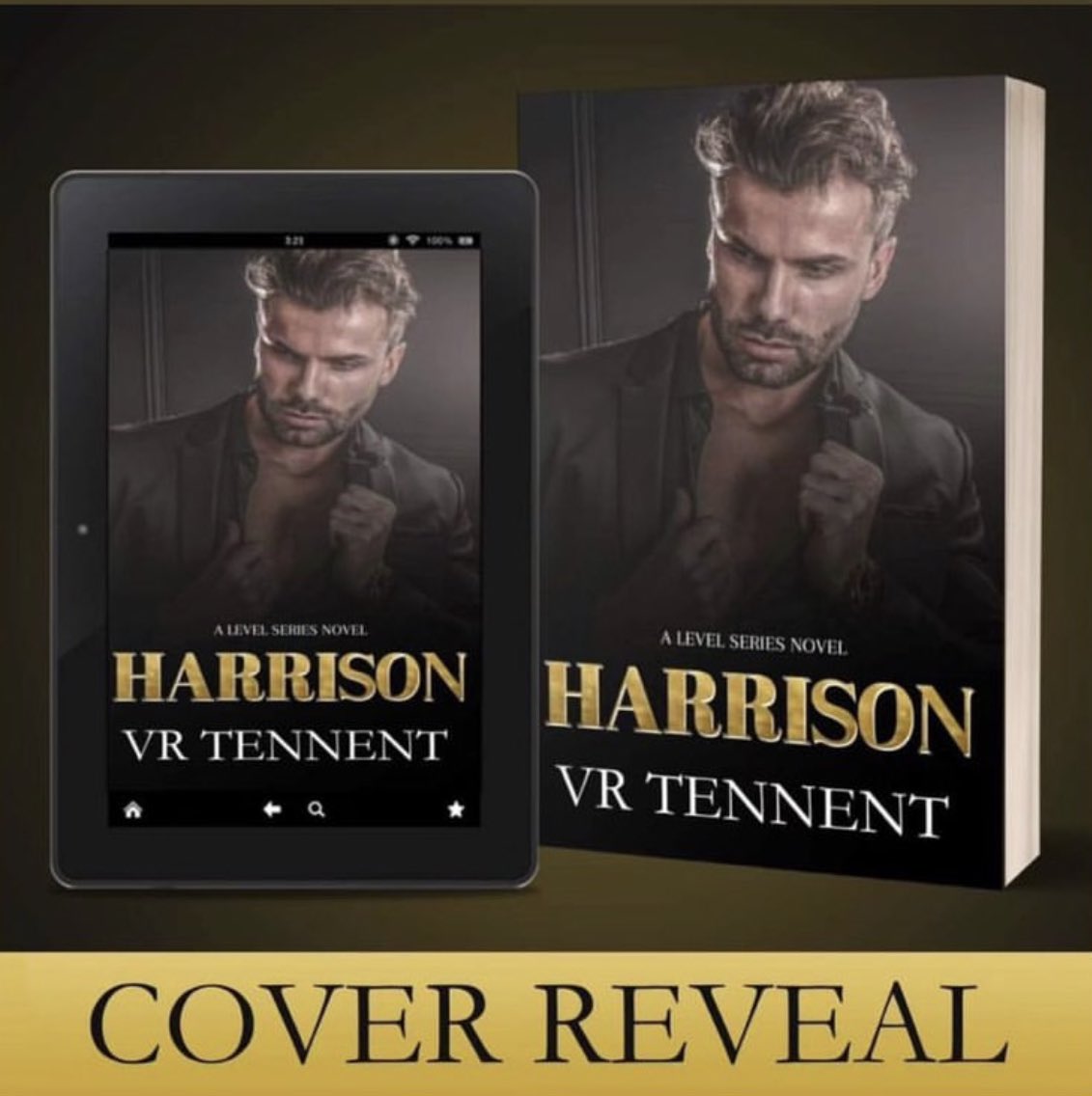 #COVERREVEAL #PREORDER Violet Chase has always been off-limits. The girl I wanted, but could never have. Harrison by VR Tennent #TheLevelSeries mybook.to/Harrison