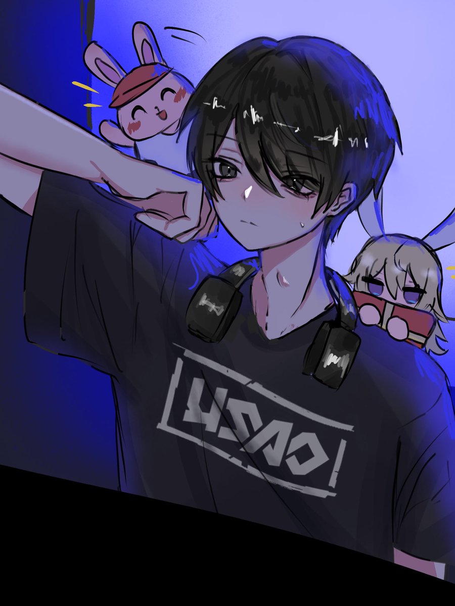 sakato1209's tweet photo. お誕生日おめでとうございます！！🎉🎂
大好きです！
#うさおあーと #たのあーと https://t.co/yYds3ByehI
