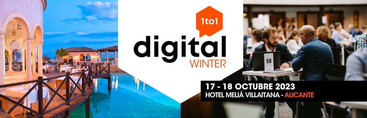BigDataAsoc's tweet photo. #EVENTOS | ¡El próximo 17 de octubre 📅 moderaremos una #DigitalTalk de #Data y #PerformanceMarketing en la Edición Winter de @digital1to1 !

#savethedate
 📅 17 - 18 de octubre de 2023
 📍 Hotel Meliá Villaitana, Alicante
 🎟 Apúntate aquí: https://t.co/AGW7MqwHpV

#anban https://t.co/S3ZmIt75TC