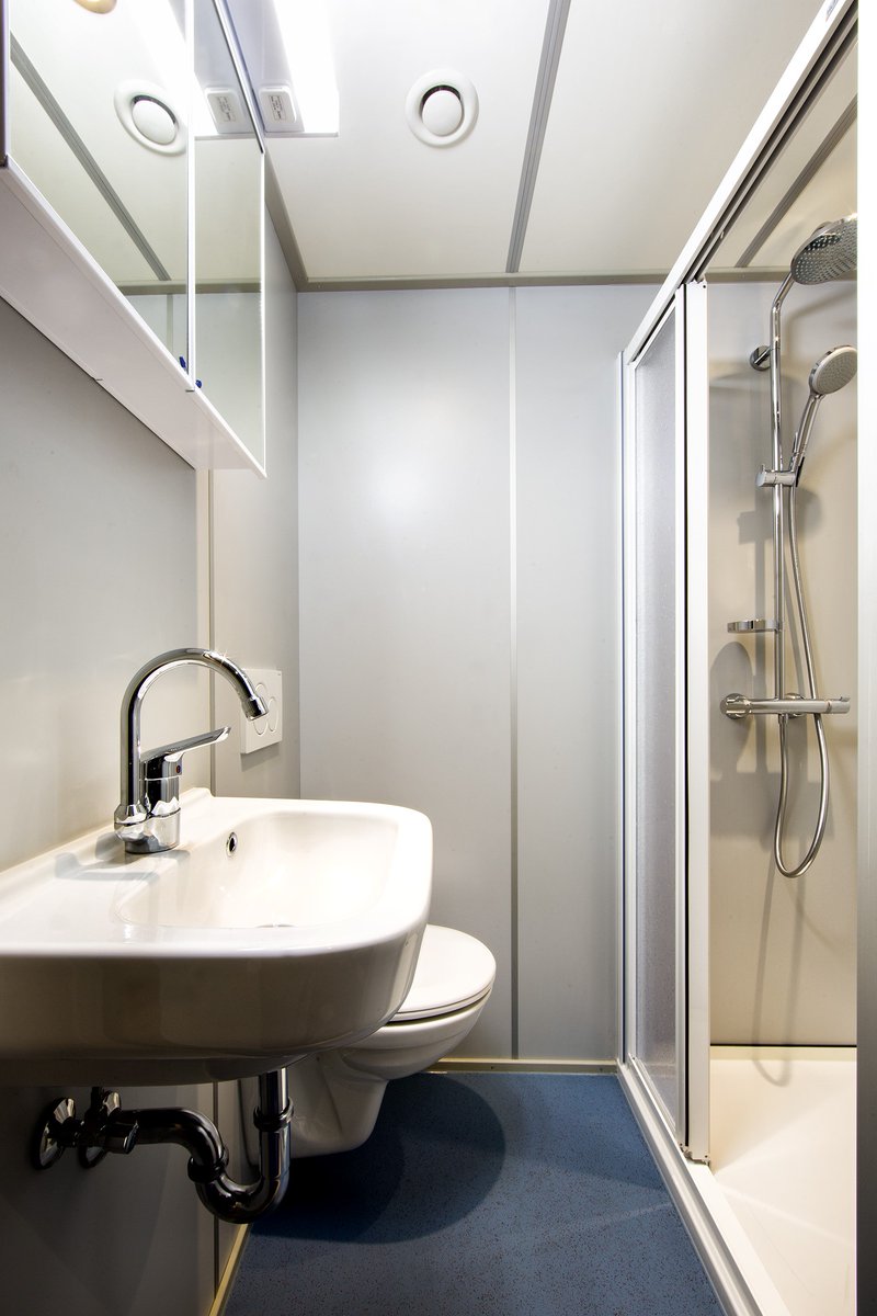Experience the luxury of a hotel while sleeping #offshore . ​We provide a wide range of high quality, comfortable and lightweight offshore accommodations. 

Contact us to learn more: info@h-2m.com 
#offshoreaccommodation #TLQ #livingquarters #a60cabins #h2m #renewable #oilandgas