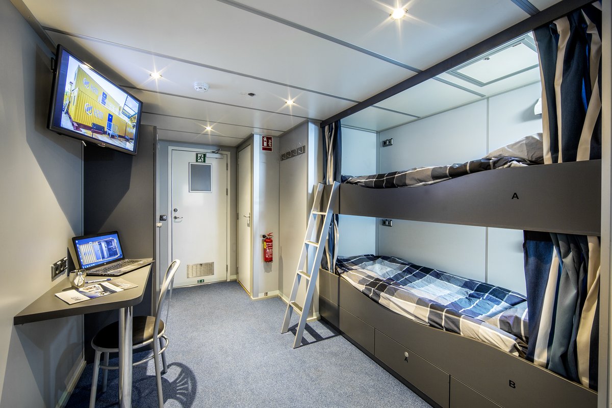 H2Moffshore's tweet photo. Experience the luxury of a hotel while sleeping #offshore . ​We provide a wide range of high quality, comfortable and lightweight offshore accommodations. 

Contact us to learn more: info@h-2m.com 
#offshoreaccommodation #TLQ #livingquarters #a60cabins #h2m #renewable #oilandgas https://t.co/2cHVT39fFf