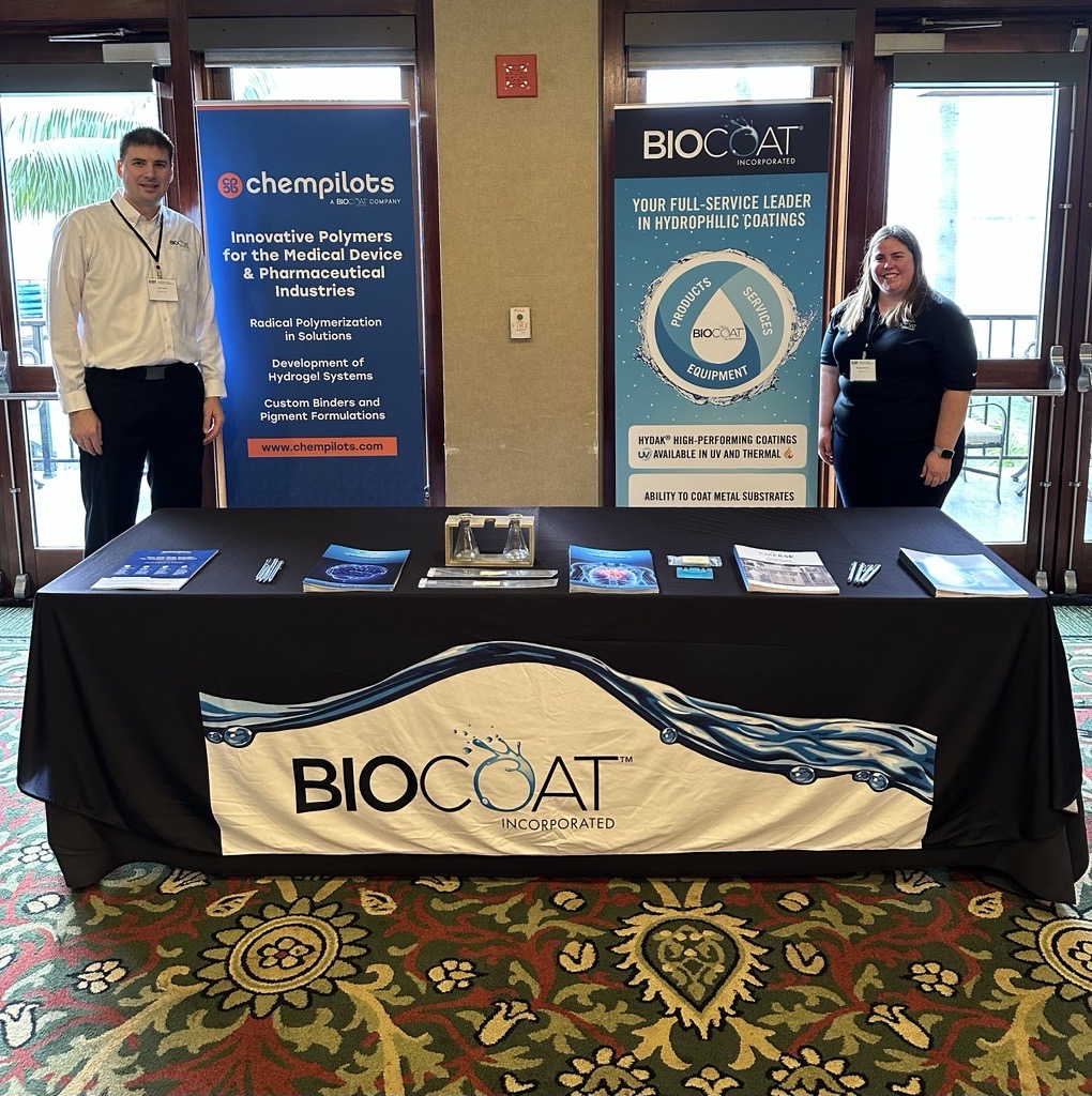 Biocoat1's tweet photo. We are set up at BioInterface in San Diego, CA! Please visit the booth to meet our coating experts and learn more about Biocoat and our product offerings. #Biocoat #BioInterface2023 https://t.co/wsGxqvNvkI