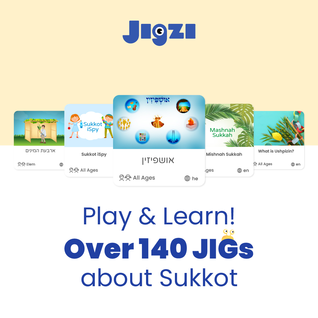 JewIntUK's tweet photo. Kids think they know everything! What do your kids know about Sukkot? Explore our free content or sign up for a basic plan for unlimited access to all our JIGs snd resources. https://t.co/mbb6LCpXzM https://t.co/i5xUEEj8y0