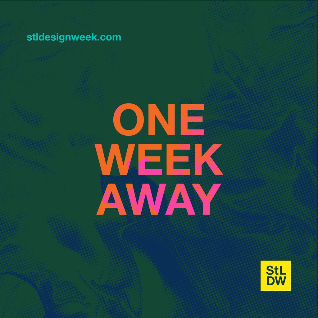 "🙋‍♂️ Raise your hand if you're as shocked as we are that Design Week is a week away 🙋‍♀️

Check out stldesignweek.com for a full list of our 20+ events."