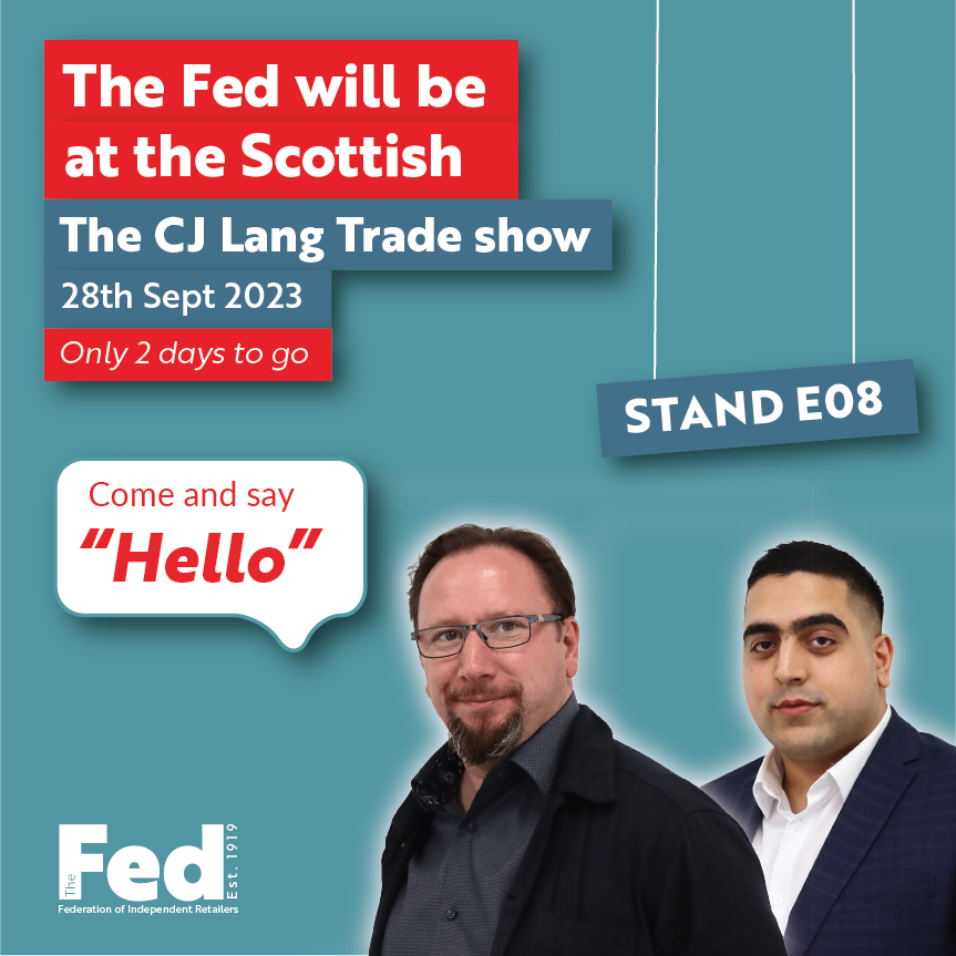 💥Remember to visit Colum and Adil of the Fed, at the CJ Lang and Son Ltd Tradeshow &amp; Conference on 28th Sep!

Venue: Macdonald Hotel &amp; Resort, Aviemore, PH22 1PN.

They're at stand E08.

Only 2 days to go!