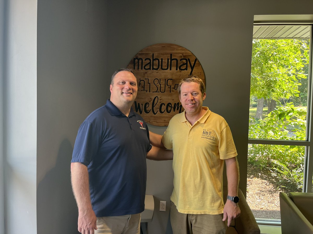 acts_17's tweet photo. It was quite a treat to recently welcome Pastor Brian Spearman &amp; Chandler Moats for a 4 hour vision trip w/us in Clarkston! They are praying about how they can partner with us to reach the nations with the Gospel here in NE Atlanta and with their neighbors at FBC Marietta(SC). 🧵 https://t.co/SZbwQiBC5G