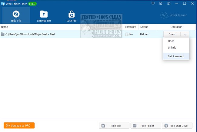 majorgeeks's tweet image. Wise Folder Hider is a free file/folder hiding tool that you can use to hide files and folders on local partitions or removable devices.
majorgeeks.com/files/details/… #fileEncryption